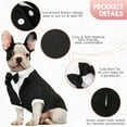 thumbnail image 2 of UOSIA Dog Tuxedo,Dog Wedding Suit with Bow Tie Formal Dogs Tux Pet Wedding Costume, 2 of 6