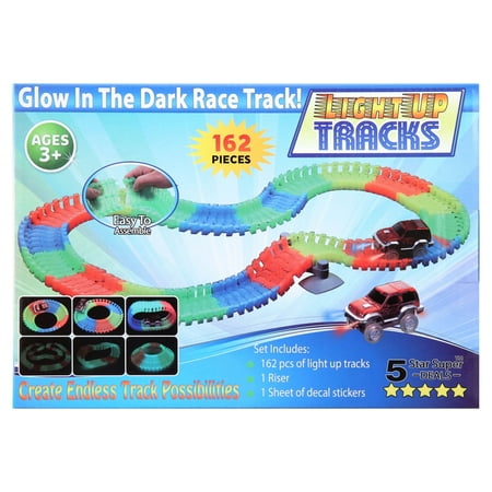 UPC: 0705911344044 | Magical Twister Glow Light Up Tracks – Glow In the Dark Light Up Race Tracks