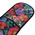 thumbnail image 4 of Yayeee Double Oven Mitt Kitchen Heat Resistant Baking 35" x7" Quilted Glove, Serene Floral Pattern, 4 of 6