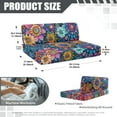 thumbnail image 7 of Jeiento Boho Floral RV Dinette Cushion Covers Camper Dinette Seat Covers Vintage Replacement Camper Cushion Slipcovers Furniture Protector for RV Camper RV Camping Accessories, 7 of 7