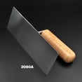 thumbnail image 4 of Herramienta de mano Zulema Cuadrada de acero Acabado de Hormigón Manija de Madera Paleta de acero inoxidable, 4 of 8