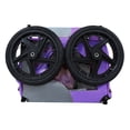 thumbnail image 3 of UPLLX Dog Bike Trailer, Foldable Pet Bicycle Cart w/ Quick Release Wheels & Safety Leash, Purple, 3 of 7
