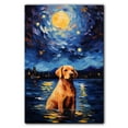 thumbnail image 3 of Labrador Retriever Canvas Wall Art Colorful Pet Canvas Oil Painting Canvas Print Street Art Farmhouse Cattle Modern Artwork Living Bedroom Bathroom Home Office Decor, 3 of 4