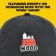 thumbnail image 3 of Gorra de Béisbol Concept One Peanuts Snoopy para Papá, Algodón Negro, 3 of 6