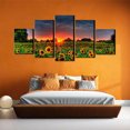 thumbnail image 2 of 5Pcs Oil Painting Wall Art Canvas Picture Abstract Sunflowers Print Home Decor No Frame Gift, Type 2, 2 of 7