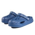 thumbnail image 2 of GPOECD Girls Clogs Boys Sandals for Kids Lightweight Breathable Comfortable Outdoor Summer Beach Play Shoes Casual Footwear Kids Slippers 3-16Y Blue,8-9 Years, 2 of 9