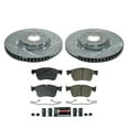 thumbnail image 3 of PowerStop Front Z23 Evolution Sport Carbon-Fiber Ceramic Brake Pad and Drilled & Slotted Rotor Kit Fits: FORD LINCOLN Select Models K8643, 3 of 10
