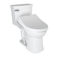 INAX Shower Side Panel and Antibacterial Dual Nozzle Toilet Seat Bidet