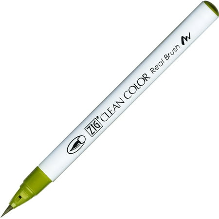 UPC: 0847340010050 | Kuretake Zig Clean Color Real Brush Marker  Mid Green