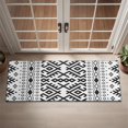 thumbnail image 2 of Black Geometric Striped Pattern Door Rugs,Washable Non Slip Door Mats Indoor,Decorative Door Mats,Entry Mat Indoor for Entrance,Bedroom,Kitchen,Bathroom,16"x47", 2 of 6