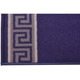 thumbnail image 7 of Custom Size Greek Key Meander Navy Blue Roll Runner Rug 36 Inch Wide and Customize Choice of Your Length by feet Slip Skid Resistant Latex Back Cut to Size Rug Runner, 7 of 7