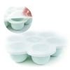 Simka Rose Baby Food Freezer Tray and Storage with Clip on Lid, BPA Free Silicone, 2.5 Oz Portions (Sage, 7 Portion)