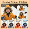 thumbnail image 4 of Digital Camera, FHD 1080P Kids Camera with 16X Zoom, 44MP Point and Shoot, 32GB Card, Anti-Shake, Compact Portable Camera for Boys Girls Students（Black）, 4 of 6