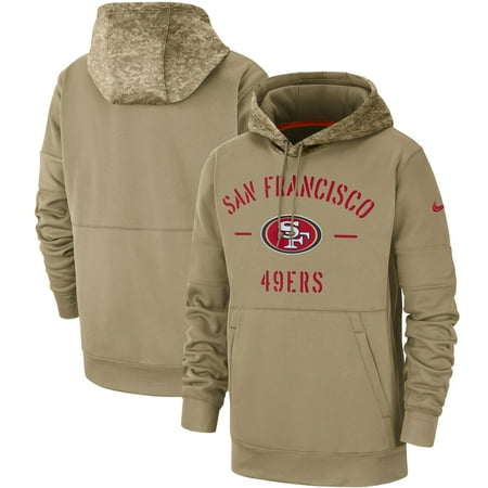 San Francisco 49ers Nike 2019 Salute to Service Sideline Therma Pullover Hoodie -