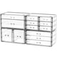 thumbnail image 1 of Organizador de cajones Cq acrílico transparente, 13 cajones, apilables, 1 of 9
