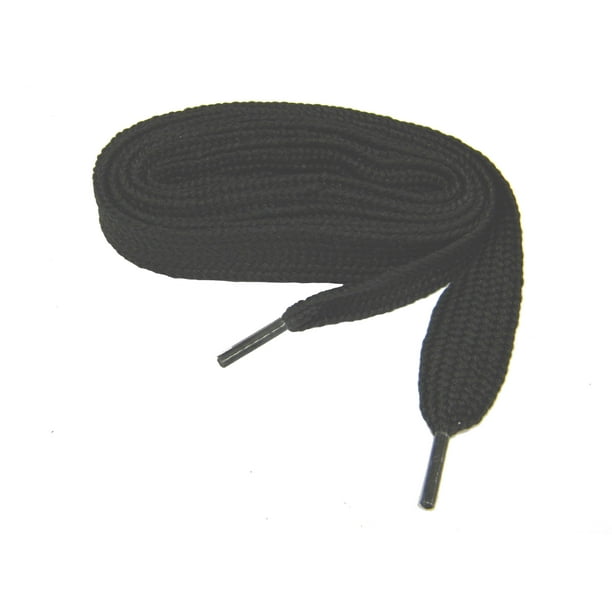 2 Pair 40 Inch Coal Black FATmax Athletic 3/4 Inch Wide Retro FAT