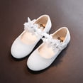 thumbnail image 5 of ITSAME Sandals for Girls, Soft Sole Cute Flower Closed Toe Kids Fashion Lightweight Princess Sandals White 13(Big Kids), 5 of 6