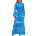 thumbnail image 1 of Vestido largo clásico retro de azafata Vestido de noche para mujer Vestido de mujer Verano 2024 Fiesta de lujo para mujer, 1 of 4