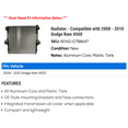 thumbnail image 2 of Radiator - Compatible with 2008 - 2010 Dodge Ram 4500 2009, 2 of 2