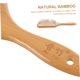 thumbnail image 5 of Cepillo de pelo de paleta de bambú, grueso, cerdas de bambú, cepillo para desenredar para masajear el cuero cabelludo, mujeres, 5 of 5