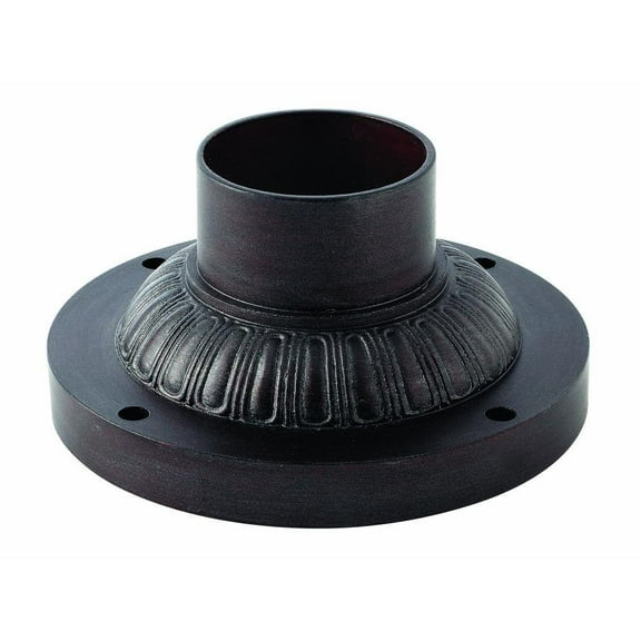 Accessory 7 inch 3.5 inch Height Round Fluted  Base-Victorian Bronze Finish Bailey Street Home 81-Bel-557889