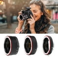 thumbnail image 3 of Lens Adapter Rings Auto Focusing Macro Extension Lenses Adapter Rings Set for EF EF S Lens Black Mirrorless Dslr Camera Lens, 3 of 8