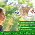 thumbnail image 3 of Comedero para Pájaros de Ventana KRUOO con Almacenamiento Impermeable de Semillas de 500 mL, 3 of 6