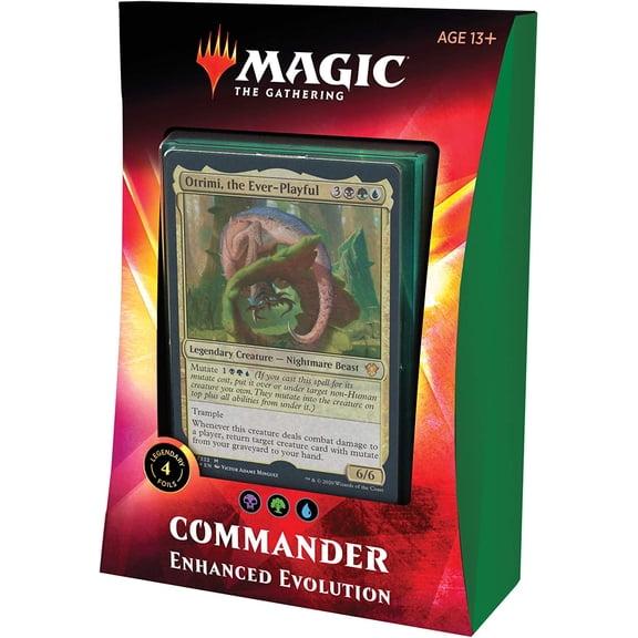 Magic: The Gathering Enhanced Evolution Ikoria Commander Deck | 100 Card Deck | 4 Foil Legendary Creatures