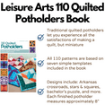 thumbnail image 2 of Leisure Arts 110 Quilted Potholders Patterns Book 64 Pages, 2 of 7