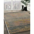 thumbnail image 3 of Ahgly Company Machine Washable Indoor Rectangle Industrial Modern Bullet Shell Brown Area Rugs, 6' x 9', 3 of 7