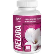Just Potent Relora Supplement - Stress Relief - Weight Loss - 60 Capsules