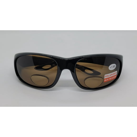 Shade Shack Men's Polarized Bi-focal Sunglasses - Amber Lens - 1.50
