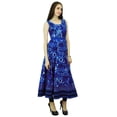 thumbnail image 1 of Phagun Cotton Tie Dyed Pattern Designer Kurta Top Tunic Anarkali Kurti, 1 of 1