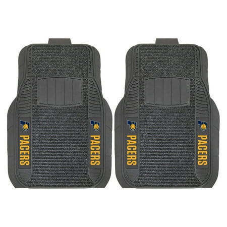 Indiana Pacers Nba Car - Indiana Pacers 2-Piece Deluxe Car Mat Set - No Size