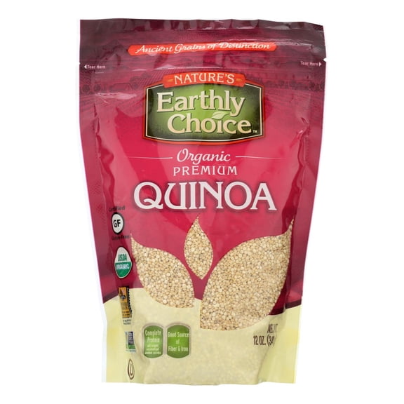 NATURES EARTHLY - Premium Quinoa for Healthy Meals - 12 oz, Case of 6