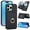 Black, variant on Wallet Case with Card Holder for iPhone 16 Pro, 360° Rotation Ring Kickstand Magnetic Clasp and Durable Shockproof Cover