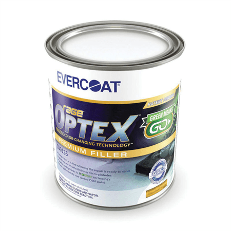 Fibre glass Evercoat Rage OPTEX 100135 Ultra Premium Body Filler 1 gal Can Pink Liquid