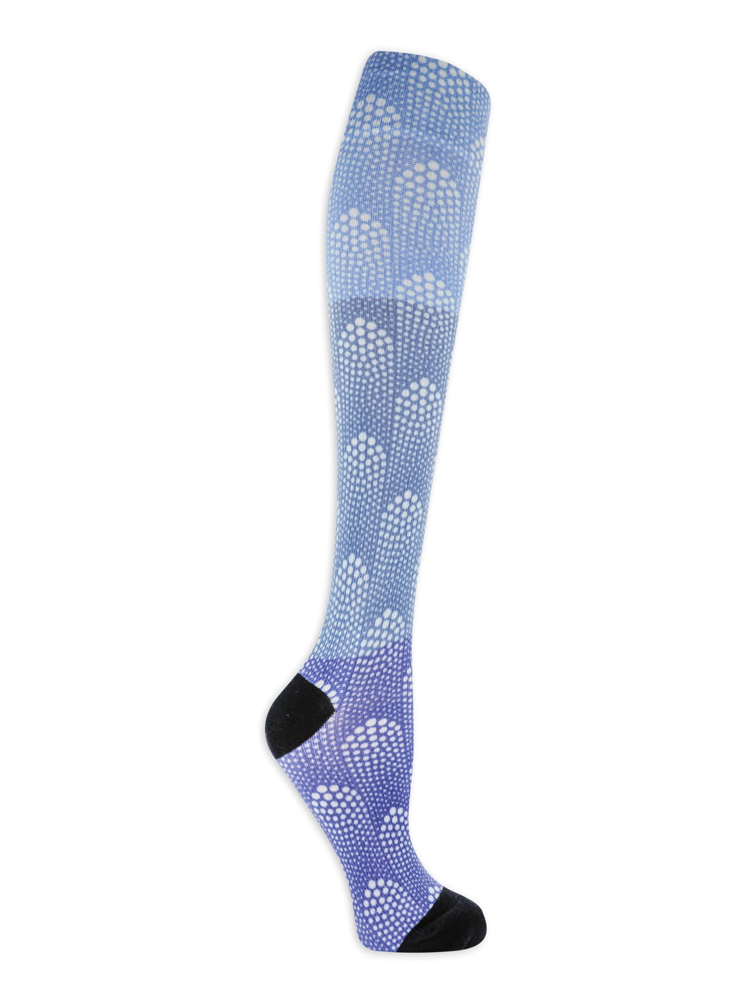 Dr. Scholl's Women's Graduated Compression Brush Print Knee High Socks –  Loops & Wales
