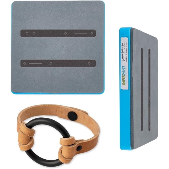 DIY Leather Circle Bracelet Cutting Dies Circle Charm Bracelets for Women Die Cuts Leather Wrap Bracelets for Girls Die Cutter Couples Friendship Cuff Bangle Jewelry Gift DIY Crafts Dies DIY