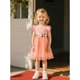 thumbnail image 7 of "HILEELANG Girls Summer Tulle Dress – Sleeveless Floral Princess Party Dress for Ages 2-12, Lightweight & Soft for Birthday, Wedding, Vacation", 7 of 7
