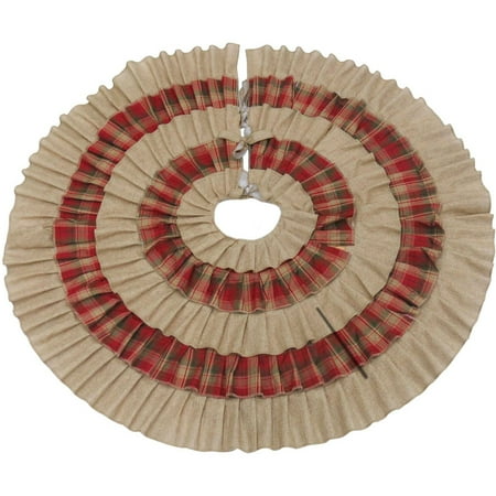 Holiday Time Burlap Plaid Christmas Tree Skirt - Walmart.com Holiday Time Burlap Plaid Christmas Tree Skirt - Holiday Time Burlap Plaid Christmas Tree Skirt - Walmart.com