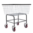 thumbnail image 6 of Wire Laundry Cart with Wheels, Rolling Laundry Basket, Commercial Basket Carts for Laundry Room, Hotel, Home, Apartment, 6 of 15