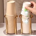 thumbnail image 7 of Sunjoy Tech Disposable Paper Cup Holder Tea Cups Dispenser Coffee Mug Rack Stand for Home Kitchen Cafe Bar Organizer Cup Storage Shelf Supplies, 7 of 7