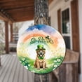 thumbnail image 3 of Happy St. Patrick’s Day Mastiff with Green Hat Shamrocks Rainbow Round Wood Sign Mastiffs Dog Lover Gifts Idea Hanging Wall Home Decor - 03007, 3 of 5