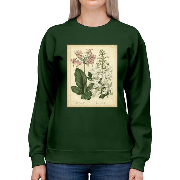 Garden Flora Iv Sweatshirt Women -Sydenham Edwards Designs, Female Small