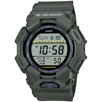 Casio DW6900-1V Men's G-Shock Digital Alarm Black Resin Dive Watch