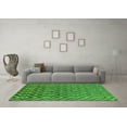 thumbnail image 3 of Ahgly Company Indoor Square Oriental Green Industrial Area Rugs, 3' Square, 3 of 4