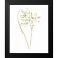 thumbnail image 2 of Wild Apple Portfolio 12x14 Black Modern Framed Museum Art Print Titled - Gilded Botanical IV, 2 of 5
