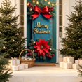 thumbnail image 4 of Ouuluon Festive Christmas Door Cover, 35X71 inch Curtain for Door Wall Holiday Party Decoration, 4 of 7