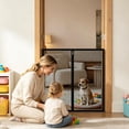 thumbnail image 5 of Quick Setup No-Drill Pet Screen Gate 35.43 x 35.43 Inch, Mesh Dog and Cat Barrier for Doorway Hallway Porch Kitchen Balcony, Foldable Gate with Compact Storage, 5 of 5